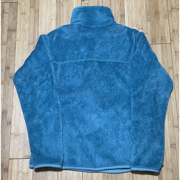 Patagonia | 1/4 Quarter Button Pullover Fleece Sweater | Turquoise | Women’s Med - Picture 2 of 8